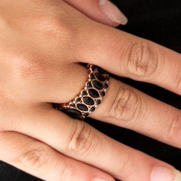 Jewelry - Radical Riches Copper Stretchy Band Ring Jewelry